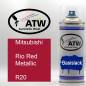 Preview: Mitsubishi, Rio Red Metallic, R20: 400ml Sprühdose, von ATW Autoteile West.
